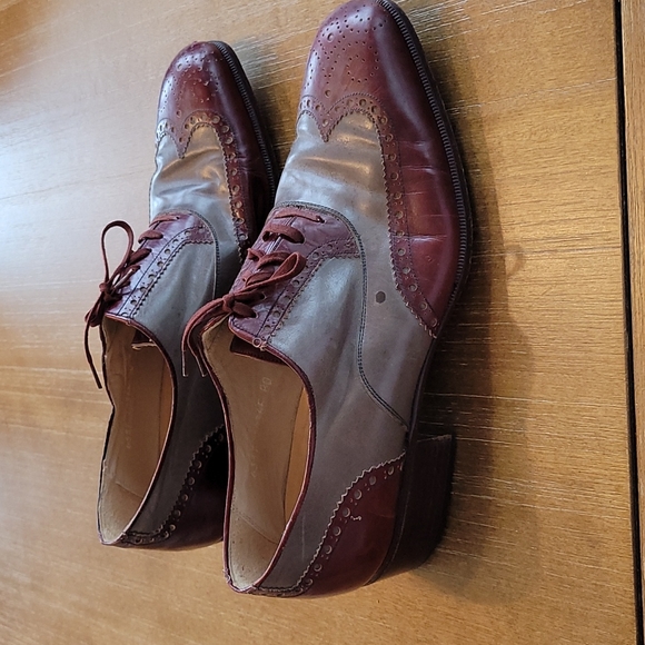 VINTAGE HANDMAND R  MARTEGANI LEATHER LACE UP  SPATS. - Picture 4 of 14